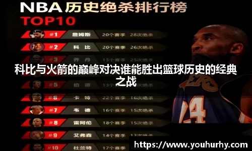 科比与火箭的巅峰对决谁能胜出篮球历史的经典之战